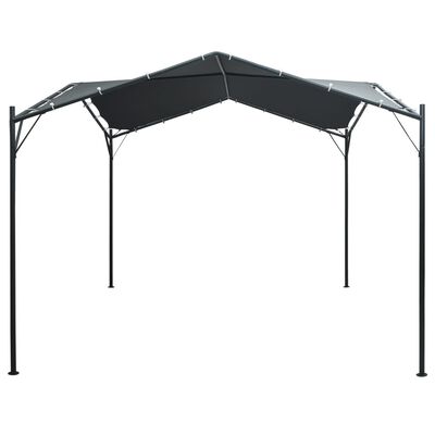 vidaXL Gazebo Pavilion Tent Canopy 9.8ft x9.8ft Steel Anthracite
