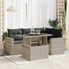 vidaXL Garden Sofa Set Light Grey, Dark Grey