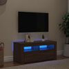 vidaXL TV Cabinet Brown oak Engineered wood Compact TV Cabinet