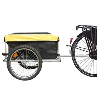 Bike Trailer with Cover 4.9 Cubic Feet