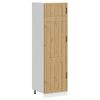 vidaXL Kitchen Cabinet Grey sonoma Engineered wood Tall Adjustable Feet