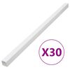vidaXL Cable Trunking 2"x1" 98.4' PVC
