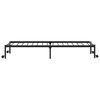 vidaXL Bed Frame Black Steel Single Foldable Bed Frame Rectangular