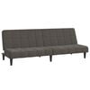 vidaXL Sofa Bed Dark Grey Velvet (100% polyester), wood, foam Medium