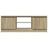 vidaXL TV Cabinet With Door Sonoma oak Engineered wood Medium
