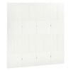 vidaXL 4-Panel Room Dividers 2 pcs White 63"x70.9" Steel