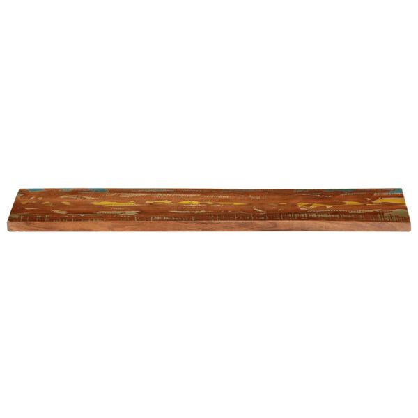 vidaXL Table Top Multicolor Reclaimed wood 43.3 in x 7.9 in x 1.5 in