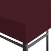 vidaXL Gazebo Top Cover 9.1 oz/yd² 9.8'x13.1' Bordeaux