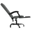 vidaXL Reclining Office Chair Dark Gray