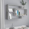 vidaXL Wall Shelves Concrete Grey 40.9x7.9x23.0" Engineered Wood