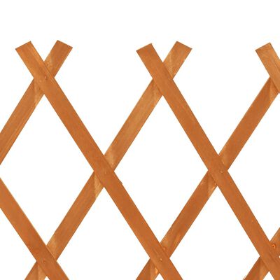 vidaXL Garden Trellis Fence Orange 47.2"x35.4" Solid Firwood