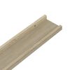 vidaXL Wall Shelf Set of 2 Sonoma Oak MDF Wall Mounting Wall Shelf