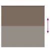 vidaXL Roller Blind Coffee 100% Polyester 63 x 59 in Height-Adjustable