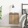 vidaXL Wall-mounted Bedside Cabinet Artisan Oak Engineered wood