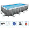 Bestway Swimming Pool Grey Tritech material Large Swimming Pool