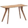 vidaXL Dining Table 47.2"x22.8"x29.9" Solid Acacia Wood