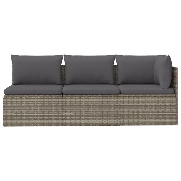 vidaXL Garden Lounge Set Grey