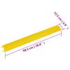 vidaXL Cable Protector Ramps 2 pcs 38.8 " Yellow