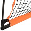 vidaXL Portable Baseball Net Orange&Black 183x182x72.0 " Steel&Polyester