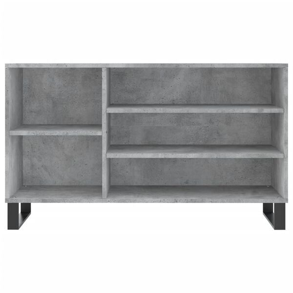 vidaXL Shoe Cabinet Concrete Grey Engineered Wood Medium Shoe Cabinet