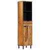 vidaXL Bathroom Furniture Set with Shelf 5 pcs Brown solid acacia wood