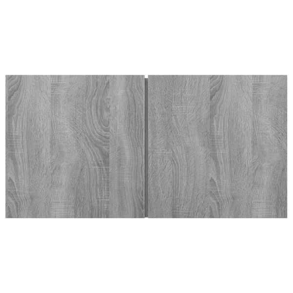 vidaXL TV Cabinet Grey Sonoma Engineered Wood Medium TV Cabinet