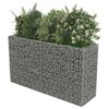 vidaXL Gabion Raised Bed Silver Galvanized Steel 70.9x19.7x39.4 in
