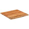 vidaXL Desk Top Natural wood Solid acacia wood 31.5 x 31.5 in Desk Top