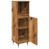 vidaXL Bathroom Cabinet Rustic wood Engineered wood and iron
