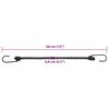 vidaXL Bungee Cords with Reflective Strips and Hooks 50 pcs 15.0 "