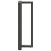 vidaXL Bar Table Leg Anthracite Powder-coated steel Medium