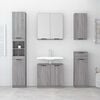 vidaXL Bathroom Cabinet Grey Sonoma Engineered wood Medium