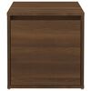 vidaXL Box Drawer Brown Oak Engineered Wood Compact Box Drawer Square