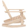 vidaXL Garden Rocking Chair Brown Solid Fir Wood Medium