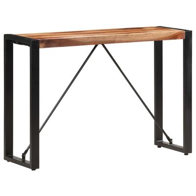 vidaXL Console Table 43.3"x13.8"x29.9" Solid Sheesham Wood