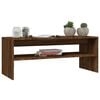 vidaXL Coffee Table Brown Oak Engineered Wood 39.4x15.7x15.7 in