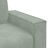 vidaXL Sofa Chair Light grey Velvet, Metal, Plywood, Solid Wood