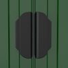 vidaXL Garden Shed Green Galvanized Steel Large Sliding Components