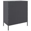 vidaXL Sideboard Anthracite Steel Medium Sideboard Rectangular