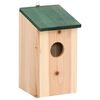vidaXL Bird House Set of 10 Wood Solid Firwood Small Hanging mounting