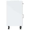vidaXL Kitchen Base Cabinet High gloss white Engineered wood