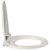 vidaXL Soft-Close Toilet Seat Light Grey Oval