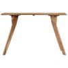 vidaXL Dining Table 47.2"x22.8"x29.9" Solid Acacia Wood