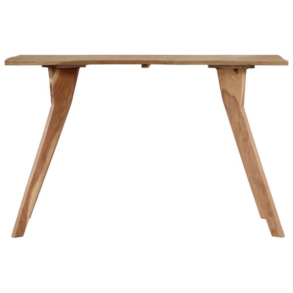 vidaXL Dining Table 47.2"x22.8"x29.9" Solid Acacia Wood