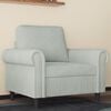 vidaXL Sofa Chair Light grey