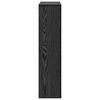vidaXL Radiator Cover Black Oak 30.71 x 7.87 x 32.28 in