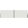 vidaXL Retractable Side Awning 70.9"x236.2" Cream