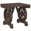 vidaXL Garden Dining Set Burnt Wood Solid fir wood with a burnt look