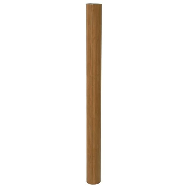 vidaXL Room Divider Brown Width 157.5" Height 65.0" Bamboo