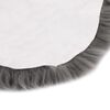 vidaXL Sheep Leather Rug Light Grey Genuine Sheep Leather 35 x 23 in